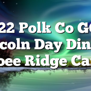 1/22 Polk Co GOP Lincoln Day Dinner Ocoee Ridge Camp