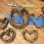 2/12 Kudzu Heart Wreath Basket Class Pic N Vine Inc. Copperhill, TN