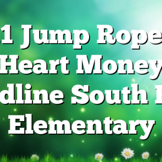 2/11 Jump Rope for Heart Money Deadline South Polk Elementary