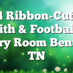 2/14 Ribbon Cutting Faith & Football’s Glory Room Benton, TN