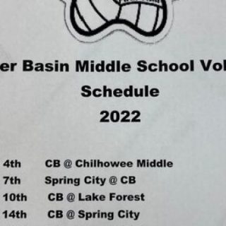 2/21 Copper Basin Middle School Volleyball Game