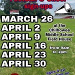 4/16 Polk County Youth Football & Cheer Sign-ups Benton, TN