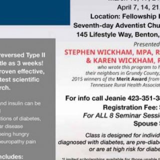 3/10 Reversing Diabetes Seminar Benton, TN