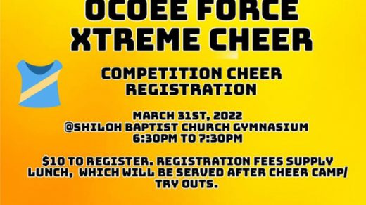 3/31 Ocoee Force Xtreme Cheer Registration Day Ocoee, TN