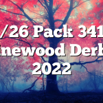 2/26 District Pinewood Derby 2022