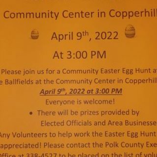 4/9 Community Easter Egg Hunt Benton & Copperhill TN