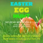 4/16 Easter Egg Hunt Beech Springs Baptist Church Old Fort, TN