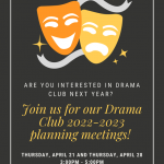 4/28 Drama Club Planning Meeting PCHS Benton, TN
