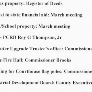 4/21 Polk County Board of County Commissioners Meeting Ducktown, TN