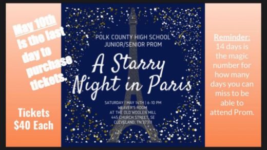 5/10 A Starry Night in Paris PCHS Prom