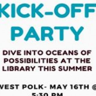 5/16 WEST Polk TN Libraries Summer Reading Kick-Off Party