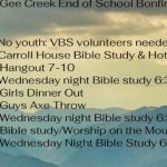 5/25 FBC Benton End of School Bonfire Gee Creek, Delano, TN