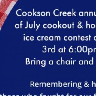 7/3 Cookson Creek Church Annual Freedom Celebration Ocoee, TN