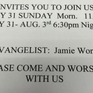 7/31-8-3 Revival Smyrna Baptist Church Ocoee, TN