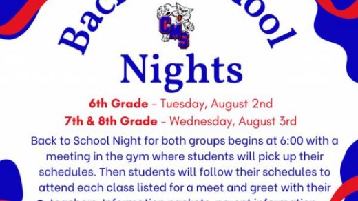 8/2-3 Back to School Nights Benton, TN