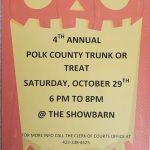 Accepting Candy Donations for Annual Trunk or Treat Polk County, TN