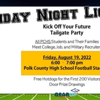 8/19 Friday Night Lights Kick Off Your Future Tailgate Party PCHS