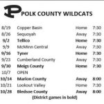 8/19 Polk County Wildcats Game