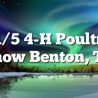 11/5 4-H Poultry Show Benton, TN