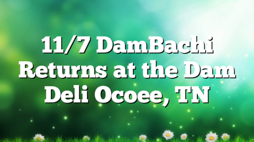 11/7 DamBachi Returns at the Dam Deli Ocoee, TN