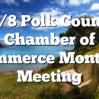 11/8 Polk County Chamber of Commerce Monthly Meeting