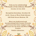 10/16-22 Friends of the Library Week Polk County, TN