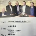 10/30 The Hymnsmen Quartet Concert at Shiloh Baptist Church Ocoee, TN