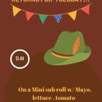 10/11 Cotton’s Place “The Station” Schnitzel Special