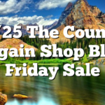 11/25 The Country Bargain Shop Black Friday Sale