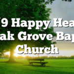 11/9 Happy Hearts at Oak Grove Baptist Church