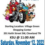 11/12 Annual Motorcycle Run for Underprivileged Children in West Polk, TN