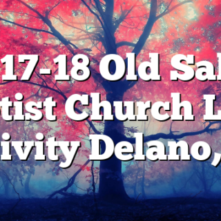 12/17-18 Old Salem Baptist Church LIVE Nativity Delano, TN