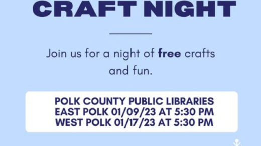 1/9 Kids Winter Craft Night East Polk Public Library