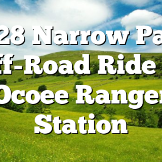 1/28 Narrow Path Off-Road Ride at Ocoee Ranger Station