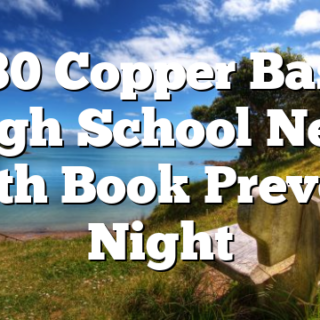 1/30 Copper Basin High School New Math Book Preveiw Night