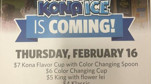 2/16 Kona Ice Day BES
