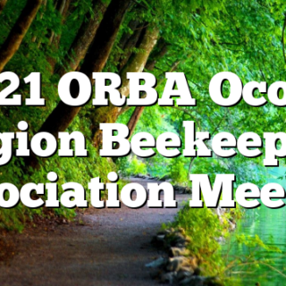 2/21 ORBA Ocoee Region Beekeepers Association Meeting