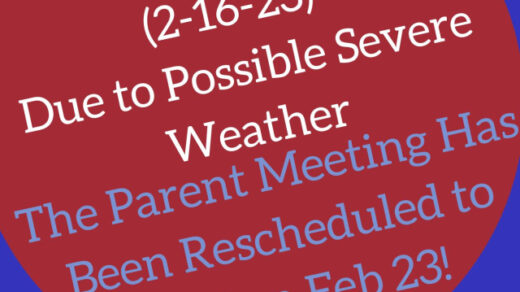2/23 RESCHEDULE DATE Polk County Drama Club Parent/Guardian Meeting