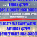 2/24 Region Tournament  Polk Co. Wildkittens PCHS