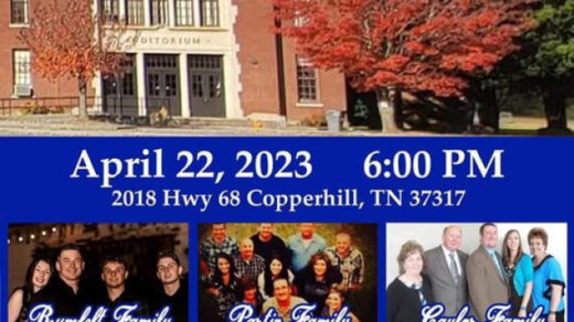 4/22 Kimsey Ridge Gospel Singing Copperhill, TN