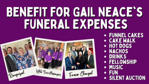 3/11  Benefit for Gail Neace’s Funeral Expenses Benton, TN