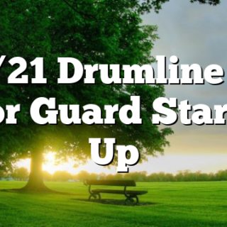 3/21 Drumline & Color Guard Starting Up