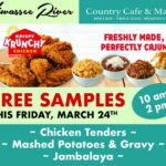 3/24 FREE SAMPLES of Krispy Krunchy Chicken Benton, TN