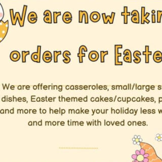 Bakery on Main is Taking Easter Orders