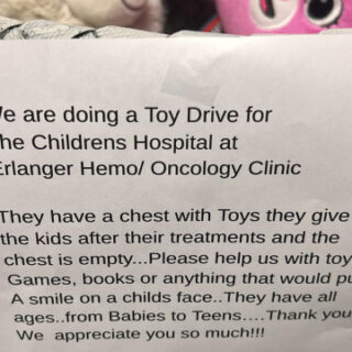 Ruby’s Diner Toy Drive for The Children’s Hospital
