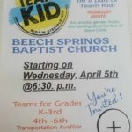 4/5 Team Kid Starts Beech Springs Church Old Fort, TN