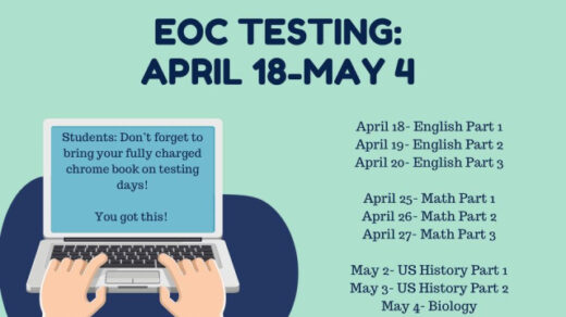 4/18-5/4 EOC Testing Polk County High School Benton, TN