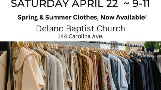 4/22 Clothes Closet Delano Baptist Church