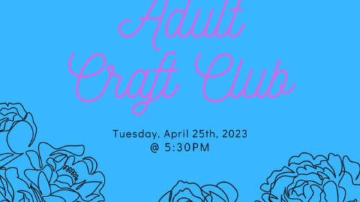 4/25 Adult Craft Club West Polk Library