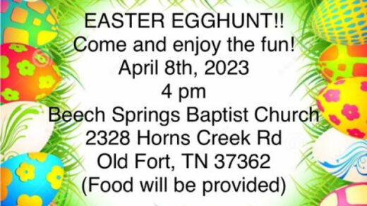 4/8 Beech Springs Baptist Church Egg Hunt